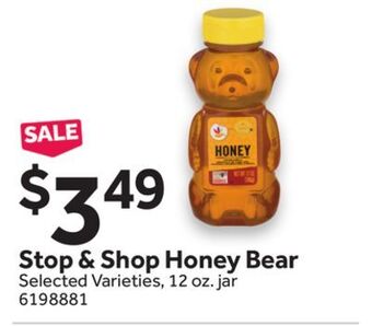 Stop&Shop Stop & shop honey bear offer