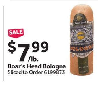 Stop&Shop Boar's head bologna offer