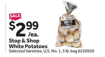 Stop&Shop Stop & shop white potatoes offer