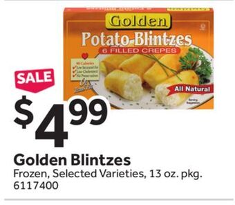 Stop&Shop Golden blintzes offer