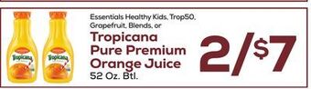 DeCicco & Sons Tropicana pure premium orange juice offer
