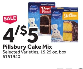 Stop&Shop Pillsbury cake mix offer