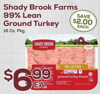 DeCicco & Sons Shady brook farms 99% lean ground turkey offer