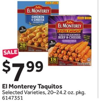 Stop&Shop El monterey taquitos offer