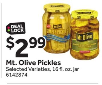 Stop&Shop Mt. olive pickles offer