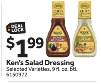 Stop&Shop Ken's salad dressing offer