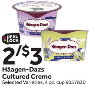 Stop&Shop Häagen-dazs cultured creme offer