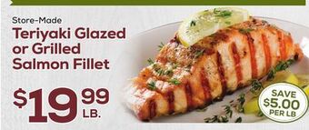 DeCicco &amp; Sons Teriyaki glazed or grilled salmon fillet offer