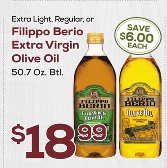 DeCicco & Sons Filippo berio extra virgin olive oil offer
