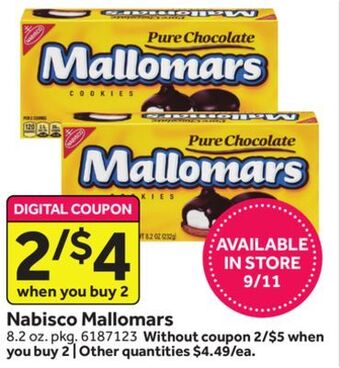 Stop&Shop Nabisco mallomars offer