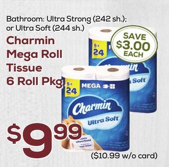 DeCicco & Sons Charmin mega roll tissue offer