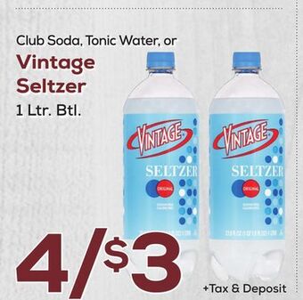 DeCicco & Sons Vintage seltzer offer