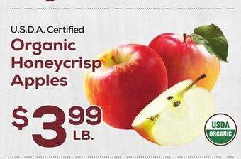 DeCicco & Sons Organic honeycrisp apples offer