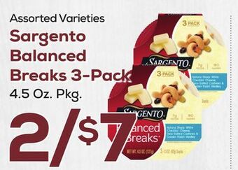 DeCicco & Sons Sargento balanced breaks 3-pack offer