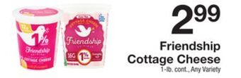 The Fresh Grocer Cottage cheese offer