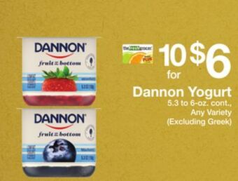 The Fresh Grocer Yogurt offer