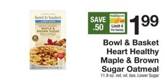 The Fresh Grocer Heart healthy maple & brown sugar oatmeal offer