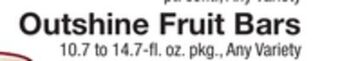 The Fresh Grocer Fruit bars offer