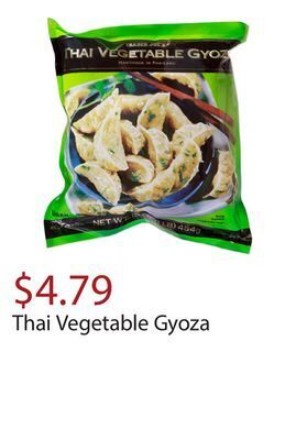 Trader Joe's Thai vegetable gyoza offer