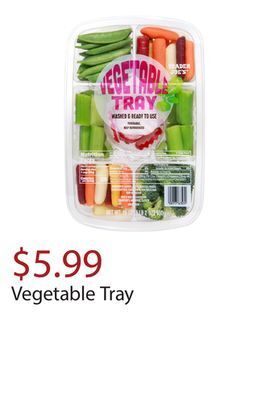 Trader Joe's Vegetable tray offer