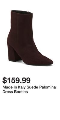 TJ Maxx Made in italy suede palomina dress booties offer
