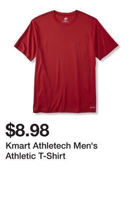 Kmart Kmart athletech men's athletic t-shirt offer