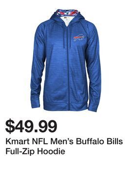 Kmart Kmart nfl men's buffalo bills full-zip hoodie offer