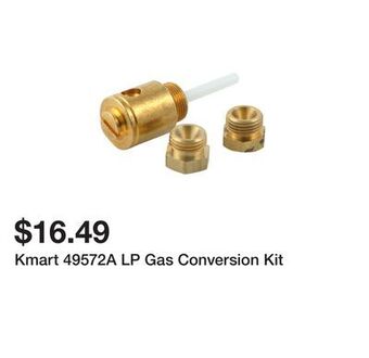 Kmart Kmart 49572a lp gas conversion kit offer