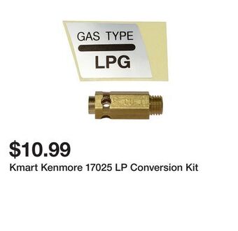 Kmart Kmart kenmore 17025 lp conversion kit offer