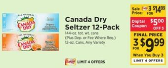 ShopRite Seltzer 12-pack offer