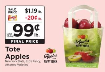 ShopRite Tote apples offer