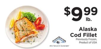ShopRite Alaska cod fillet offer
