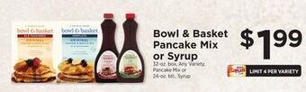 ShopRite Pancake mix or syrup offer