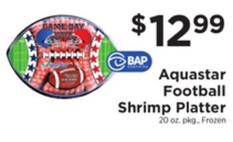 ShopRite Football shrimp platter offer