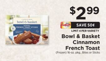 ShopRite Cinnamon french toast offer