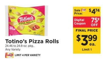 ShopRite Pizza rolls offer