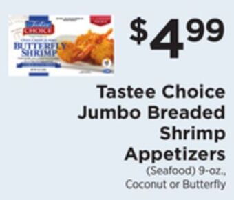ShopRite Jumbo breaded shrimp appetizers offer