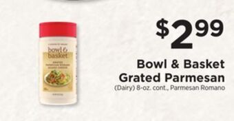 ShopRite Grated parmesan offer