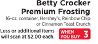 ShopRite Premium frosting offer