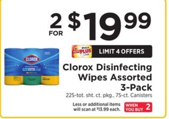 ShopRite Disinfecting wipes assorted 3-pack offer