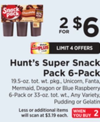 ShopRite Super snack pack 6-pack offer