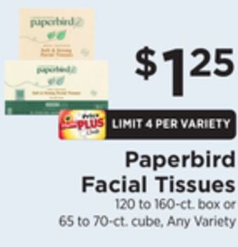 ShopRite Facial tissues offer