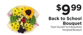 ShopRite Back to school bouquet offer