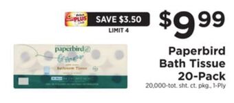 ShopRite Bath tissue 20-pack offer
