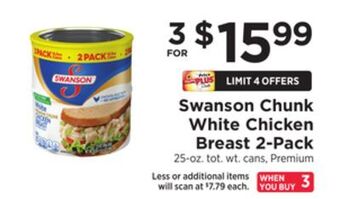 ShopRite Chunk white chicken breast 2-pack offer