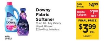 ShopRite Fabric softener offer