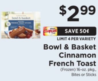ShopRite Cinnamon french toast offer