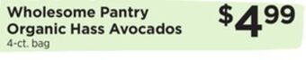 ShopRite Organic hass avocados offer