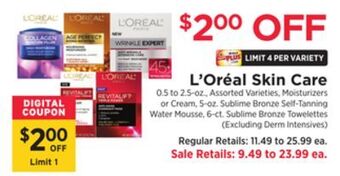ShopRite Skin care offer