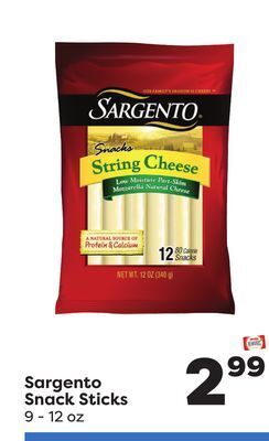 Weis Markets Sargento snack sticks offer